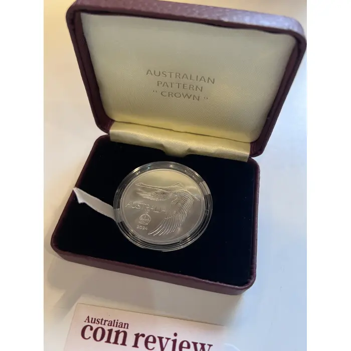 2024 ACR Swan Pattern Crown Silver Uncirculated Coin #0995/1500 COA
