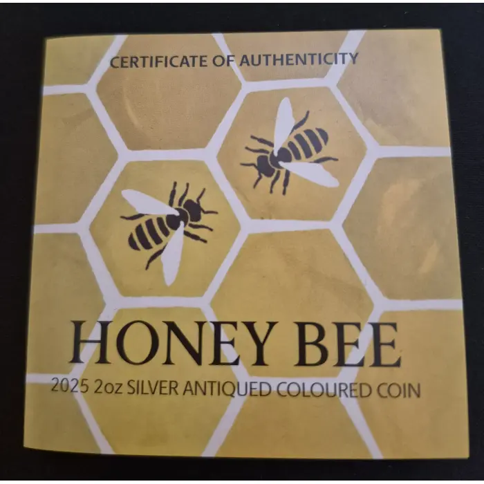 2025 Honey Bee 🐝  Antique Silver