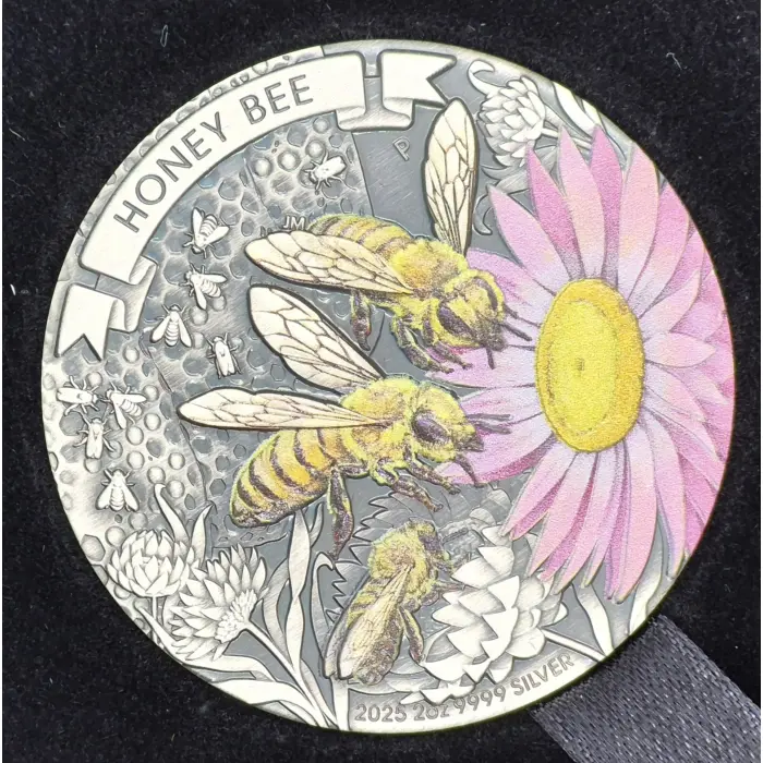 2025 Honey Bee 🐝  Antique Silver