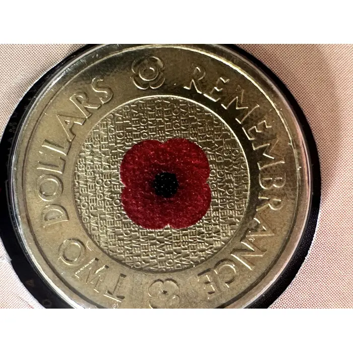 2012  C mint Red Poppy $2 PNC - Collectors Dream! 
