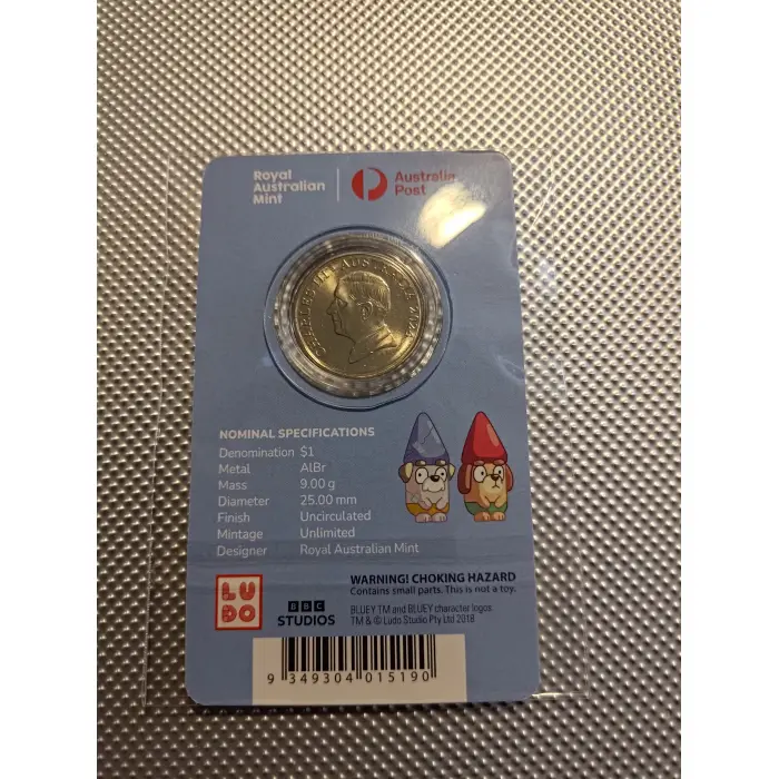 2024  Bluey $1 Privy Mark UNC coin (THE GRANNIES)