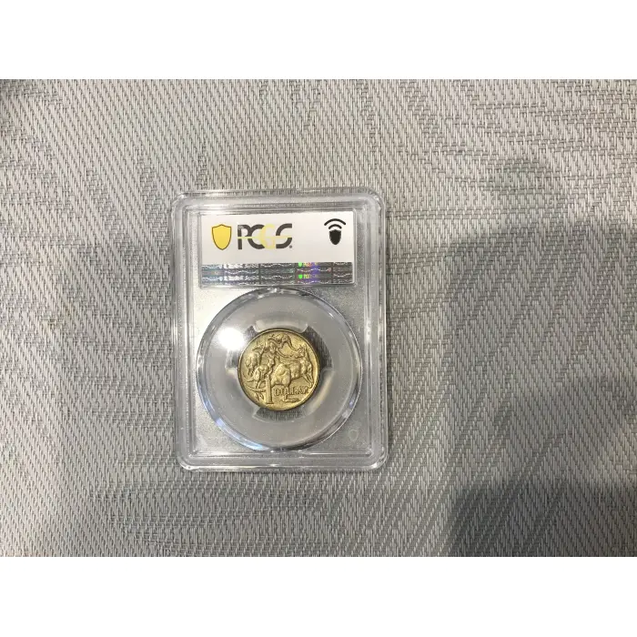 2000 $1 mule coin PCGS AU53 coin with 10 cent obverse strike