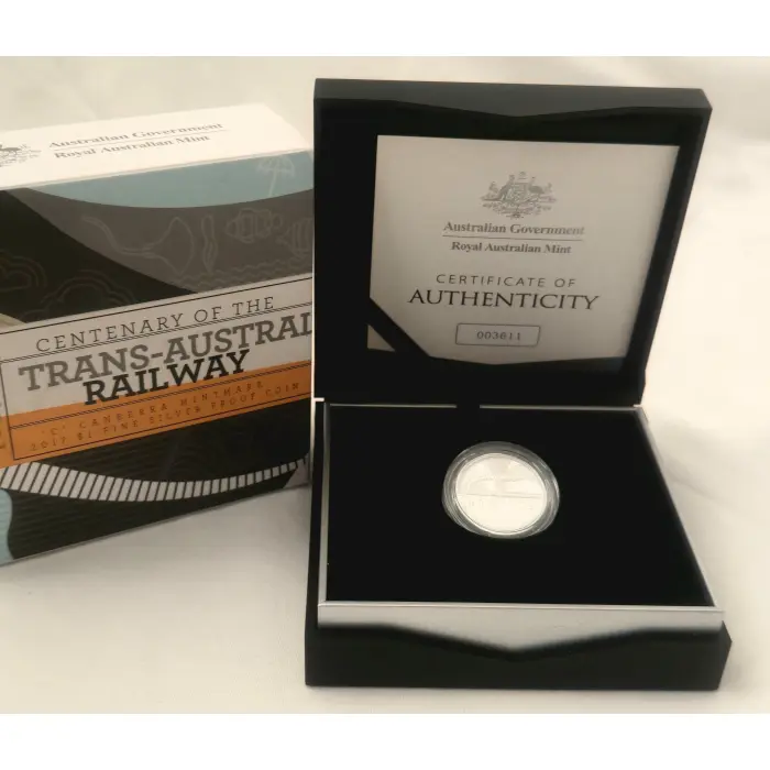 2017 Centenary of the Trans-Australian Railway $1 Silver Proof Coin 