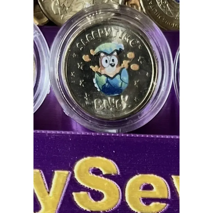 🐶2026 Bluey Folder Set COLOUR Sleepytime/Till Coins🐶