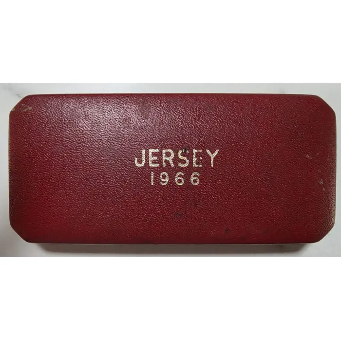 1966 Jersey 4-Coin Set – 2 x 1/4 Shilling & 2 x 1/12 Shilling – In Original 