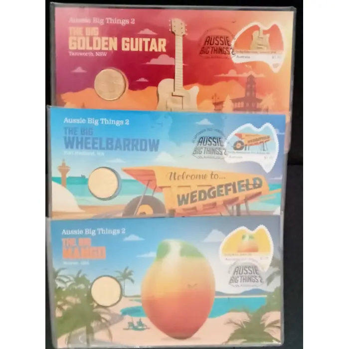 Aussie Big Things 2025 10 pack PNC'S with Coloured Strawberry 