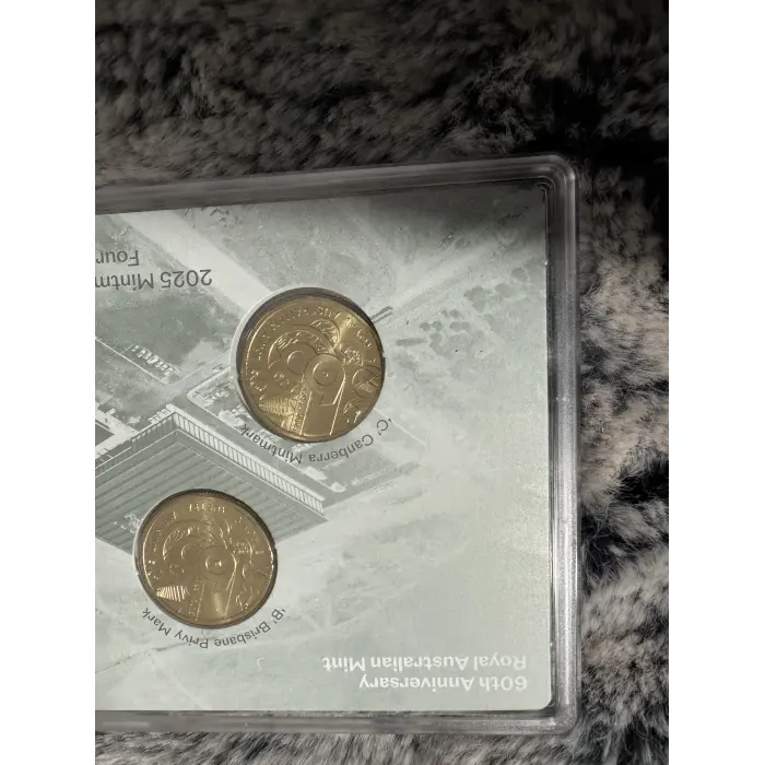 2025 $1 Mintmark & 4 Coin Privy mark set “ 60th Anniversary of RAM.
