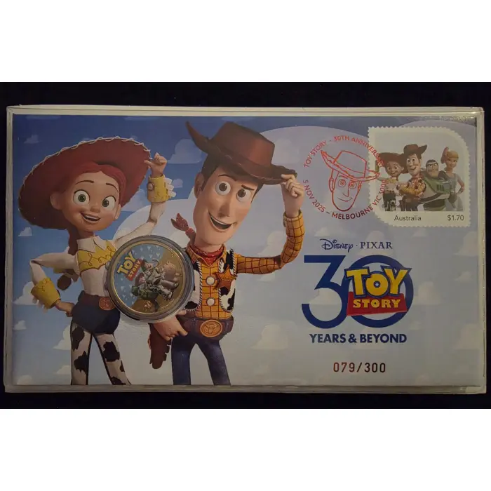 🤠🎬 **2025 $1 Toy Story “30 Years & Beyond” Limited Edition PNC – No.