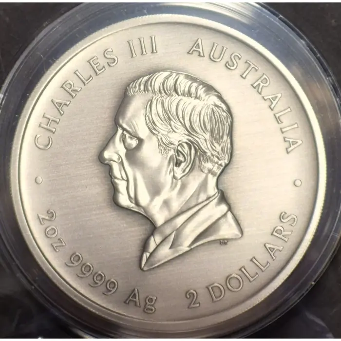 2025 Emu Utingat 2oz Antiqued Silver 