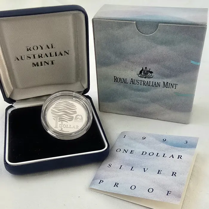 1993 Landcare $1  Proof Coin - Sterling Silver - Royal Australian Mint