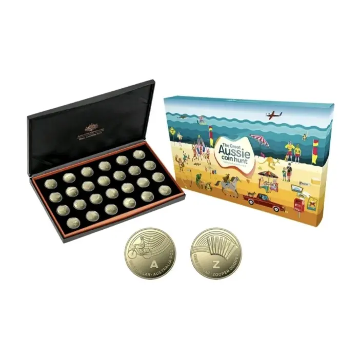 2019 $1 GREAT AUSSIE COIN HUNT PROOF SET Alphabet (A-Z) 1 Of Only  750 sets RAM