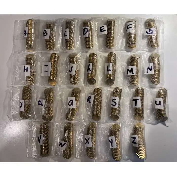 2019 $1 Great Aussie Coin Hunt A–Z Full Set of 26 – Uncirculated in COIN TUBE 