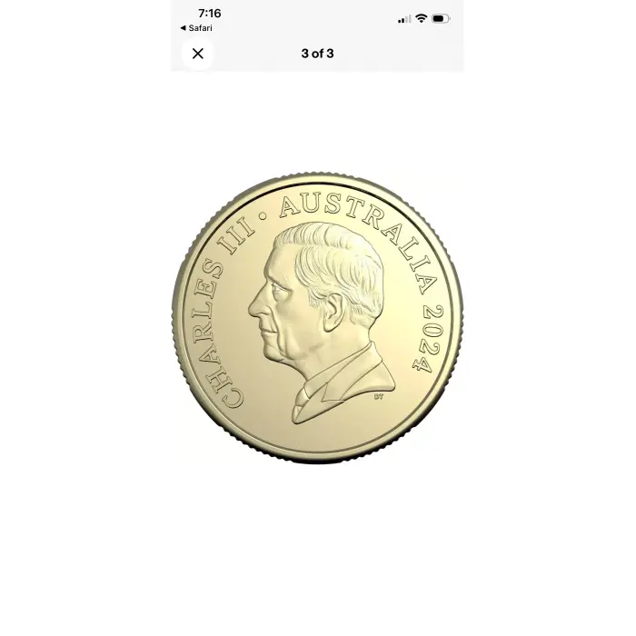 Bluey Dollar Buck UNC 2024 Coins