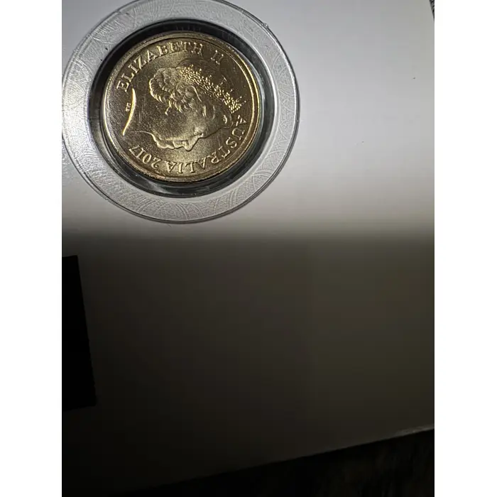 2017 $2 C - Mintmark coloured uncirculated Rosemary coin 