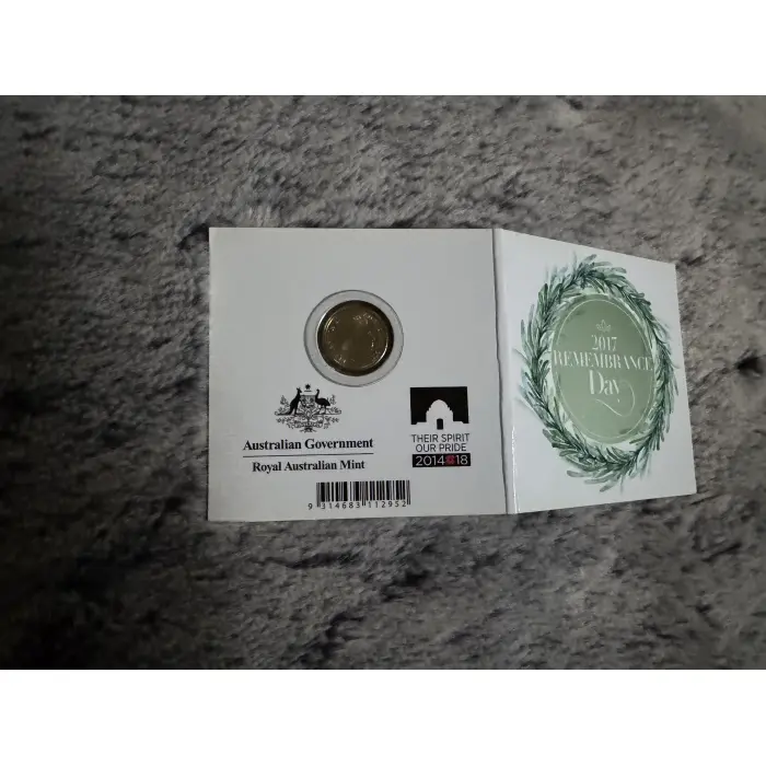 2017 $2 C - Mintmark coloured uncirculated Rosemary coin 