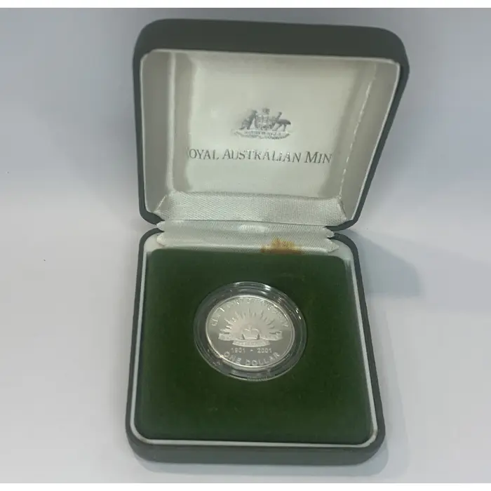 2001 $1 Silver Proof Coin - Centenary of the Army
