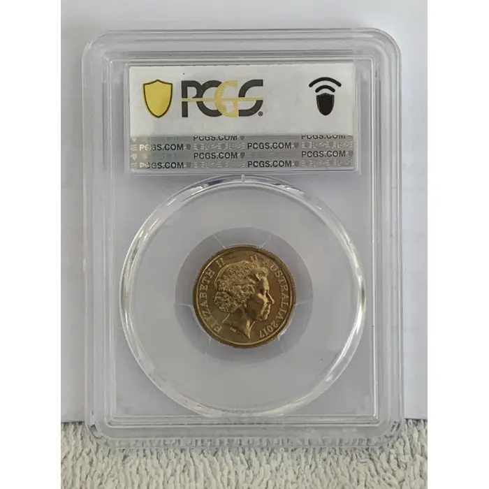2017  -C mint marked Lest we forget $2 colorized coin