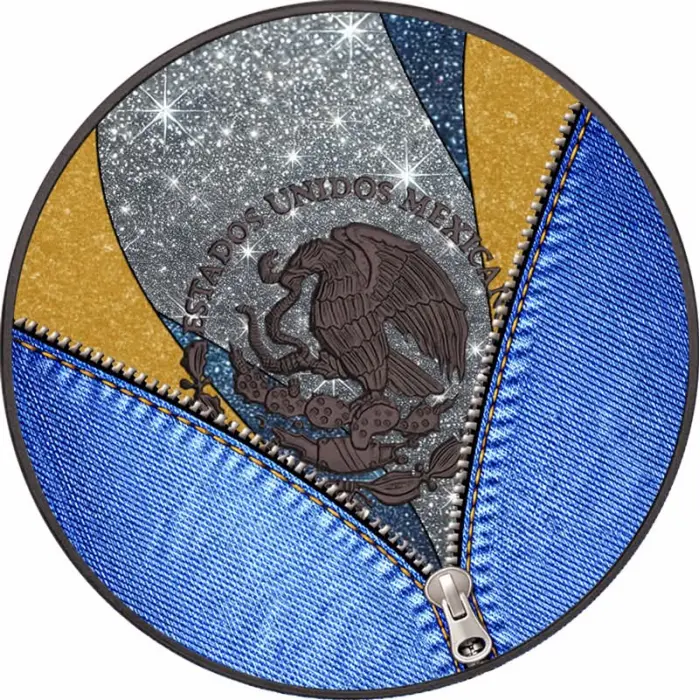 100 Minted Worlwide 2024 Diamond Dust 1 Oz Silver Libertad Luxury Jeans 
