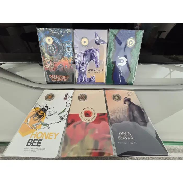 $2 C mint 6 coin starter bundle - includes Honeybee! 