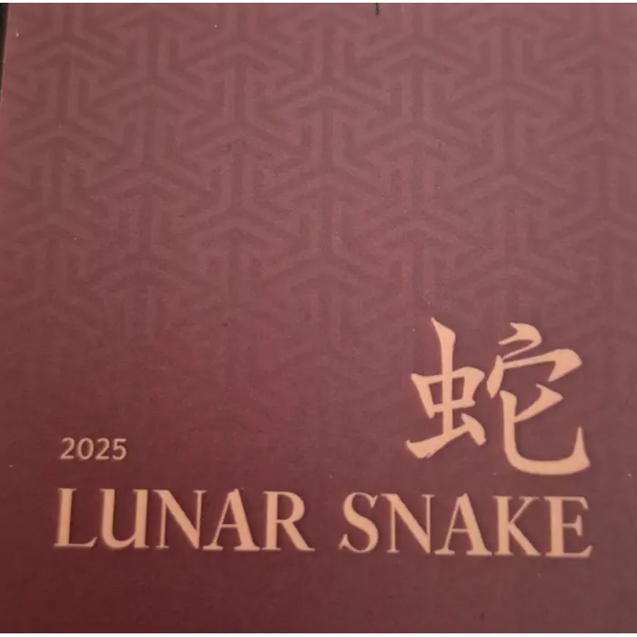 2025 Year of The Snake Gold Plated