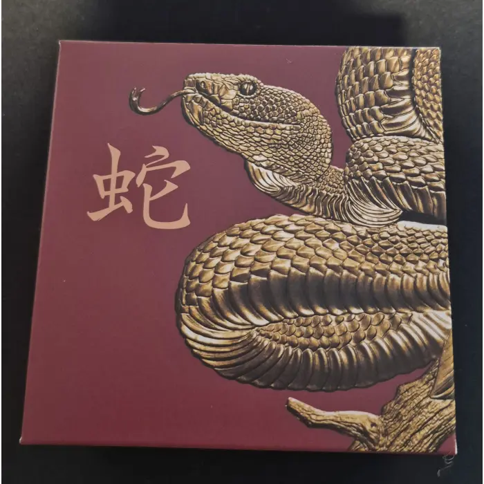 2025 Year of The Snake Gold Plated