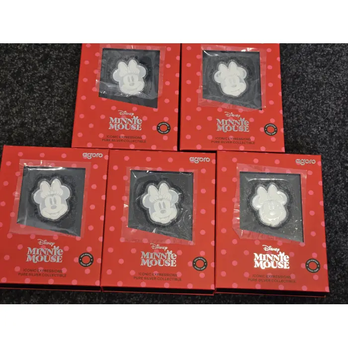 Agoro 2026 Minnie Mouse Iconic Expressions 1/2oz silver collectible