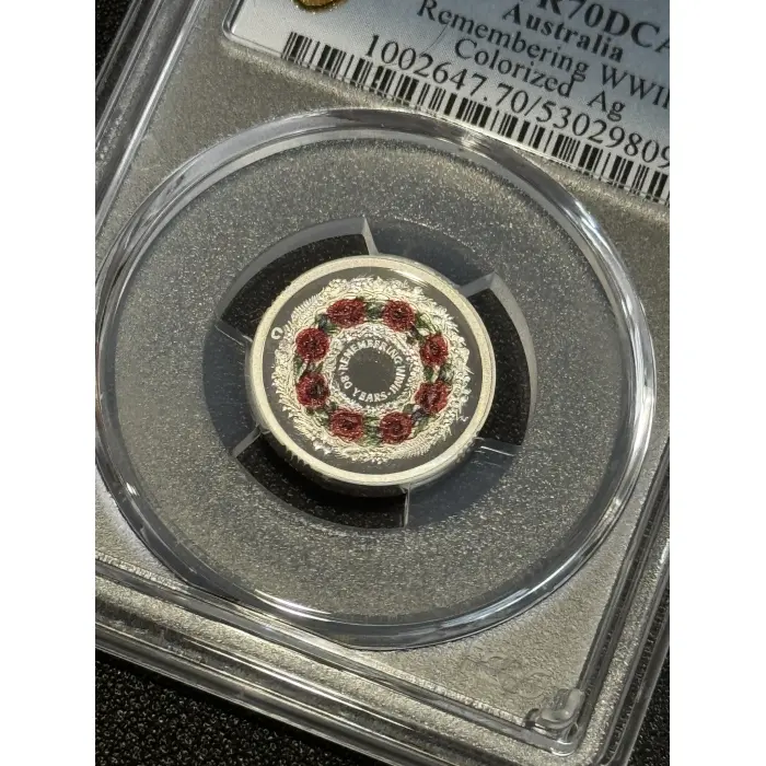 2025 $2 C MINT MARK REMEMBERING WWII PCGS GRADED PR70DCAM SILVER PROOF TOP POP