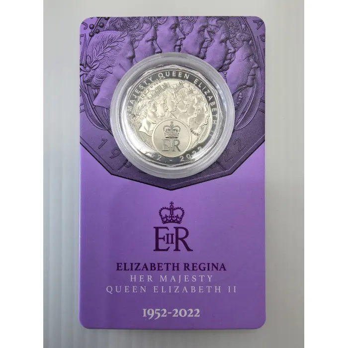 2023 50 Cent  UNC Coin Elizabeth Regina HM Queen Elizabeth II