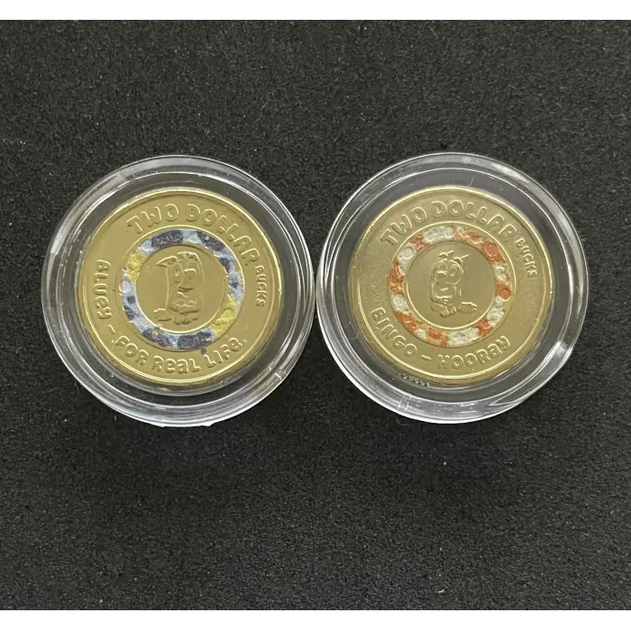 UNC 2026 Bluey till Coins "For Real Life & "Hooray" UNC In Light House Capsules 