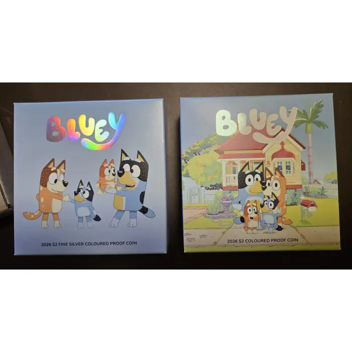 2026 Bluey Proof Coins 