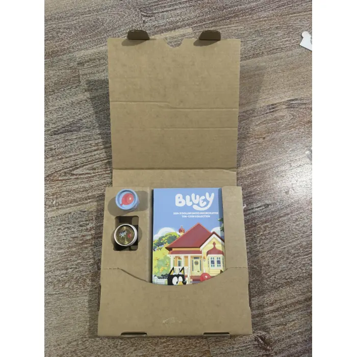 2024 $1 Bluey Coin Set  Including Coloured Coin