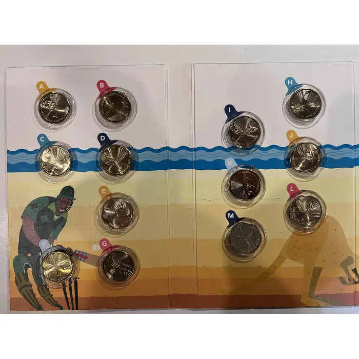 2019 $1 Great Aussie Coin Hunt A–Z Full Set in Official Folder – 26 Uncirculated