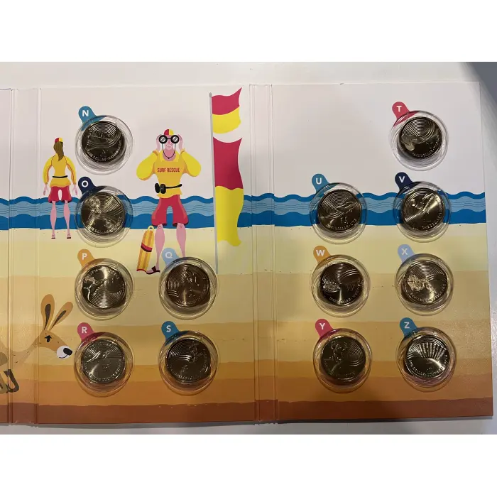 2019 $1 Great Aussie Coin Hunt A–Z Full Set in Official Folder – 26 Uncirculated