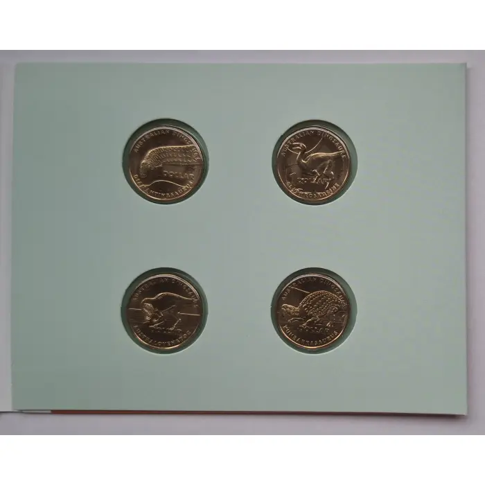 2022 $1 Australian Dinosaurs UNC Four-Coin Set 