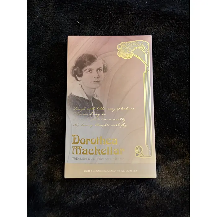 2025 Dorothea Mackellar 50c 3 coin collection 