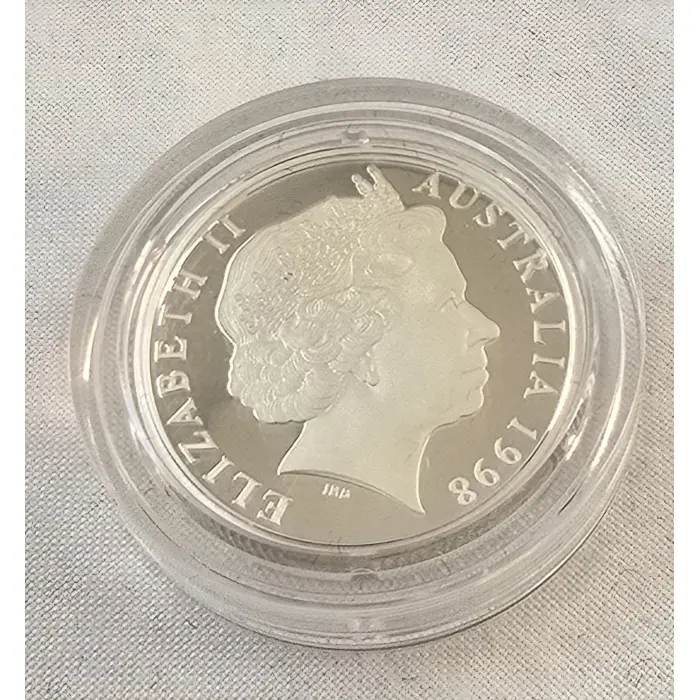 1998 Howard Florey $1 Fine Silver Proof Coin Royal Australian Mint #376
