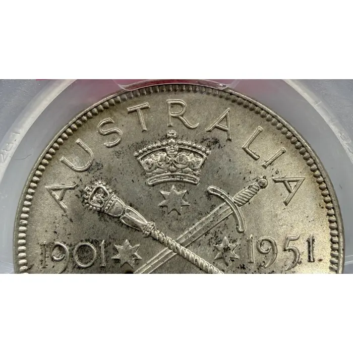 1951 Jubilee (M) Florin PCGS MS64