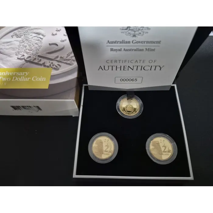 2018  30th Anniversary $2 Proof Coins 