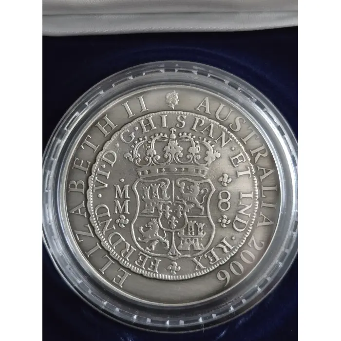 2006 $1  1758 Pillar Dollar with antique silver finish almost 2oz