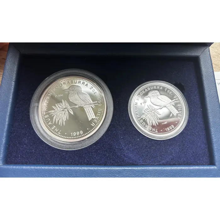 3OZ Silver - 1999 Australian Proof Kookaburra Silver Coin Series