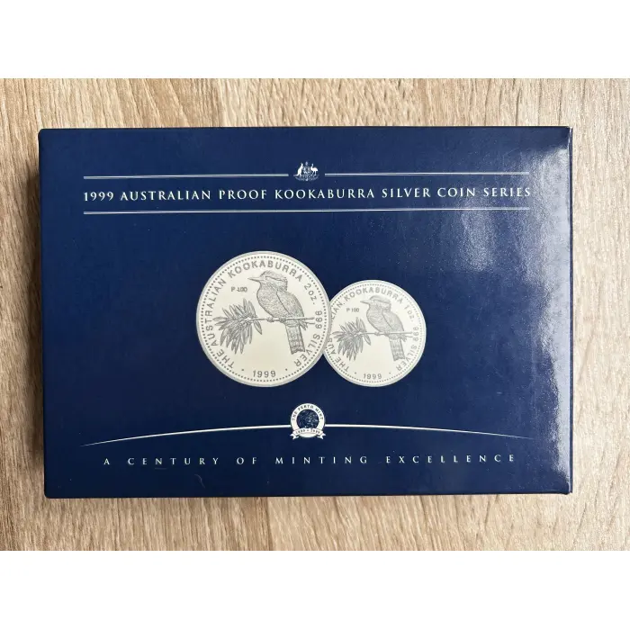 3OZ Silver - 1999 Australian Proof Kookaburra Silver Coin Series
