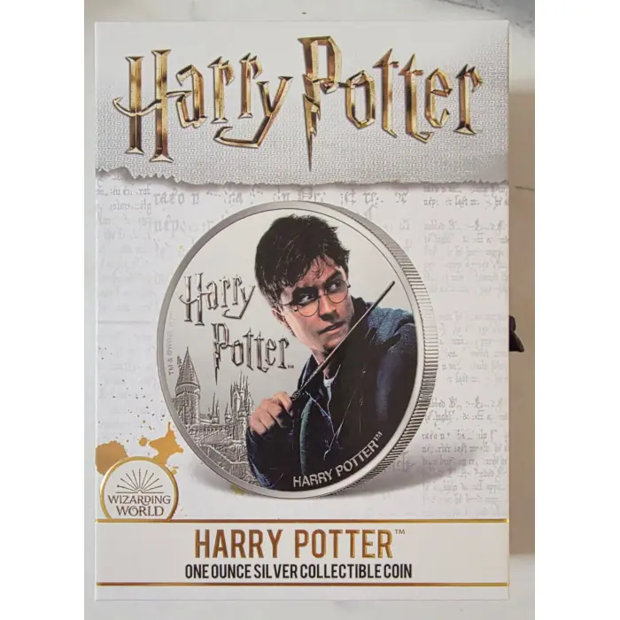 Harry Potter 1oz Silver Coloured Collectible Coin – Limited Mintage (0661/2000