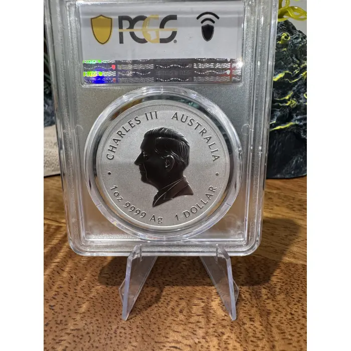 TOP POP MS70 2025 Perth ANDA P MINTMARK LUNAR SNAKE