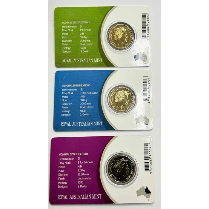 2015 ANDA $1 Mob of Roos Show Releases With “P”, “M” & “B” Privy Marks.