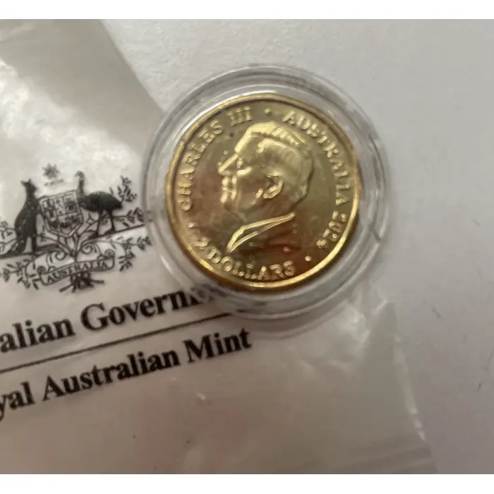 2024 colourised $2 purple coin war animals 