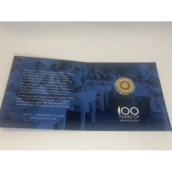 2019 $2 ‘C’ Mintmark - 100 Years of Repatriation 