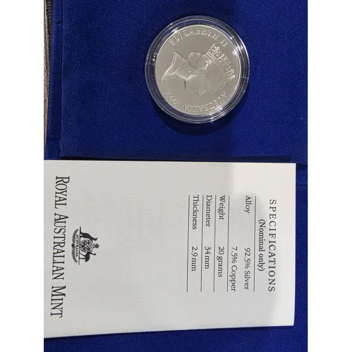 1992 and 1993 birds of Australia $10 silver proof bundle