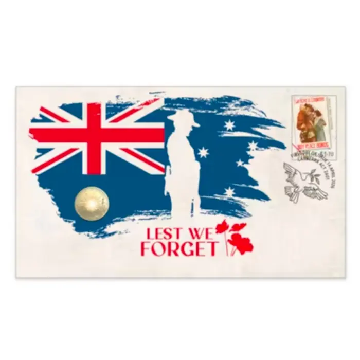 2026 ANZAC Day – Preparing for Peace: Lest We Forget Postal Numismatic Cover (