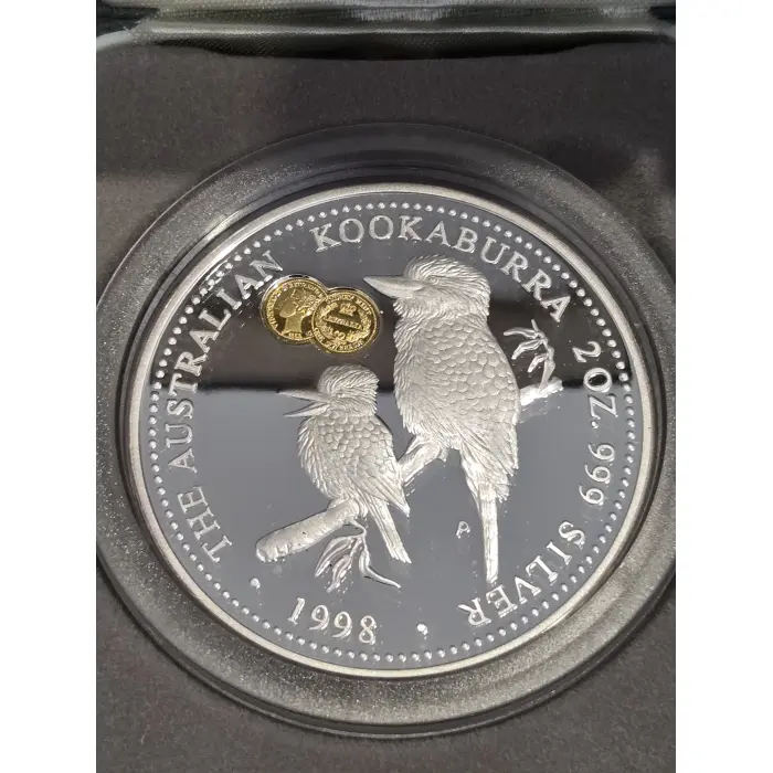 1998 2oz Silver Kookaburra 'Sydney Mint' Privy Mark- low mintage!