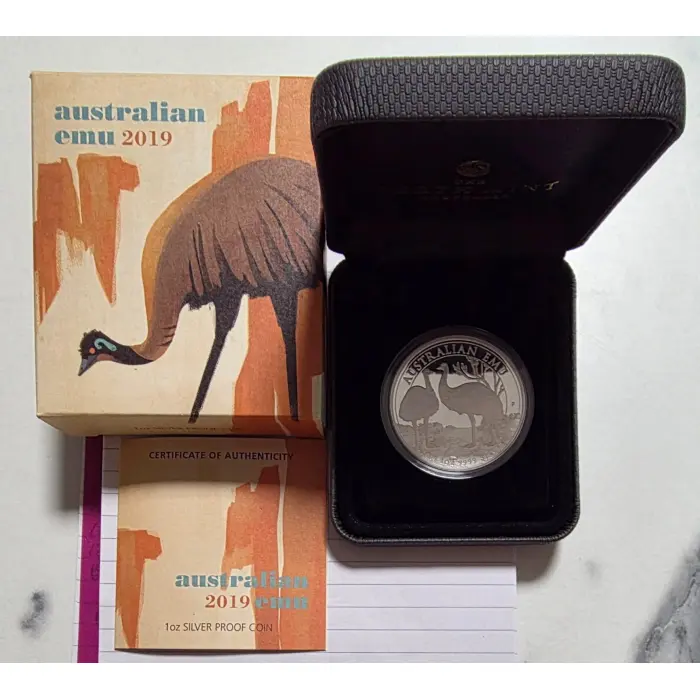 2019 Australian Emu 1oz Silver Coin